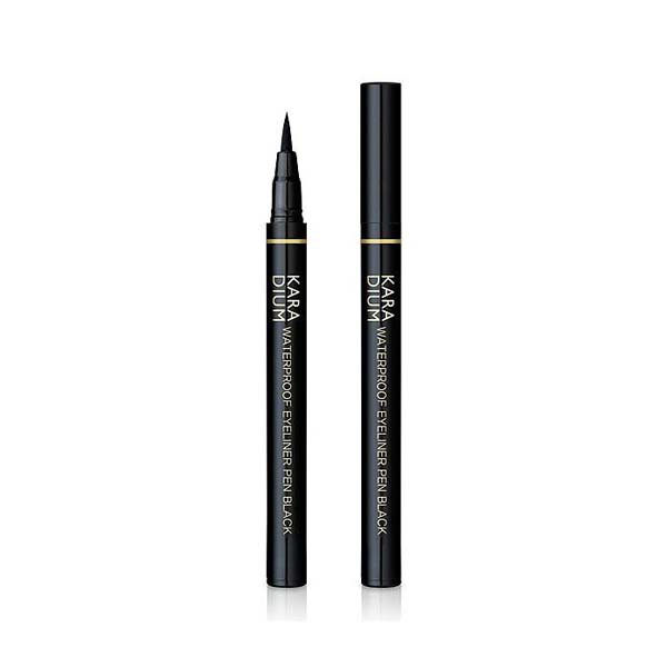 Bút dạ kẻ mắt Karadium Waterproof vỏ đen