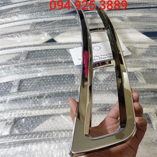 Ốp mạ lưới gió capo Ford Transit 2003-2021, Xi mạ trang trí capo ô tô Transit Phạm Văn auto hàng chất lượng cao