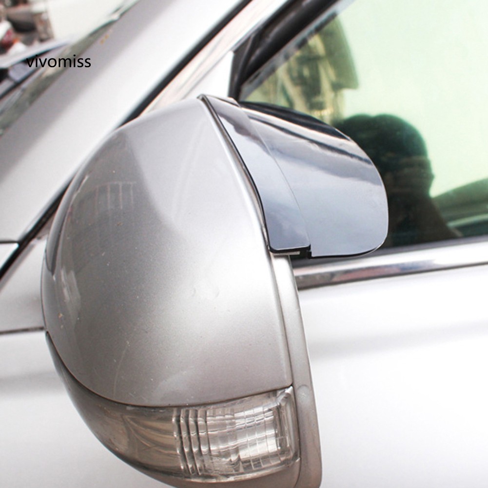 VVMS♥2Pcs/Set Universal Flexible Car Rearview Mirror Rain Shade Rainproof Blades
