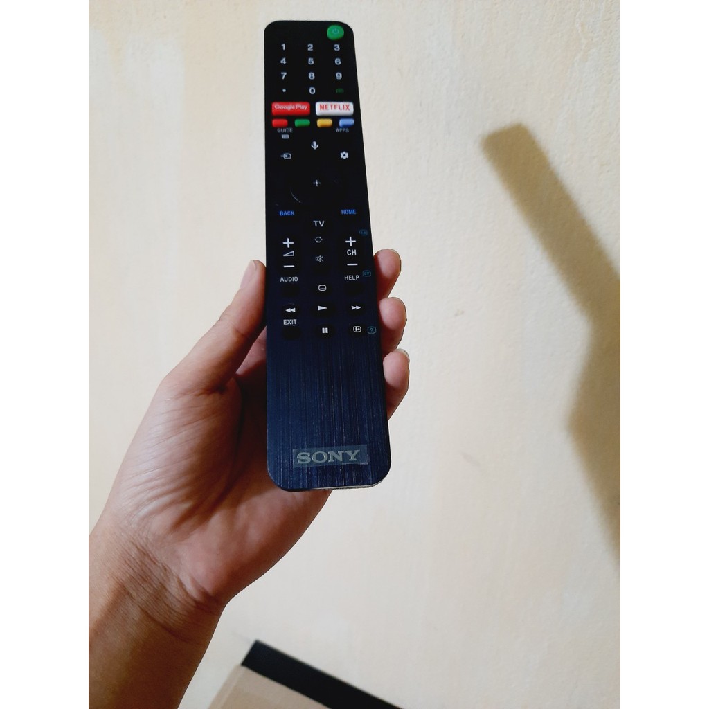 Remote Điều khiển tivi Sony giọng nói RM-TX500P- Hàng mới logo Sony mạ bạc BH 6 tháng-Tặng Kèm PIN