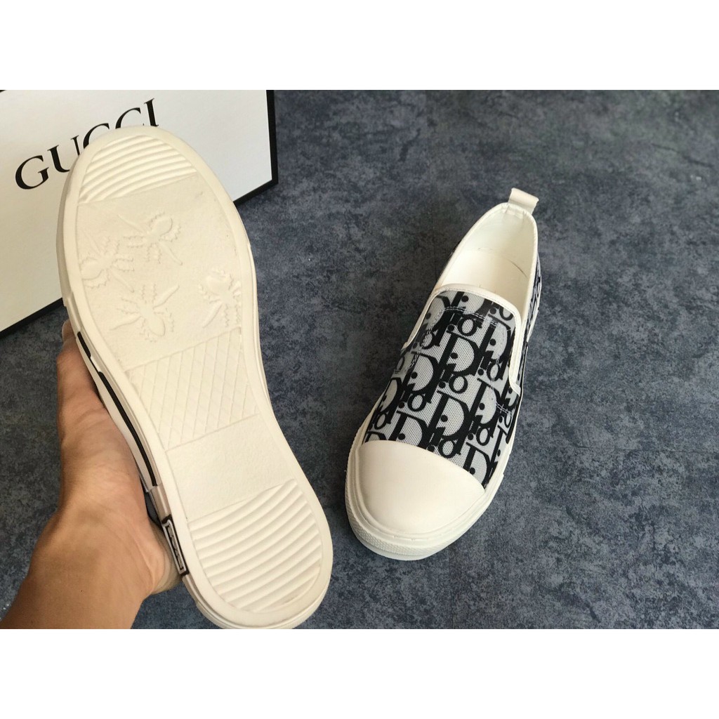 Giày lười Dior nam logo vân sịn xò - Giày Slipon nam Dior cực đẹp | WebRaoVat - webraovat.net.vn