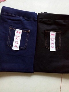 Quần legging giả jean