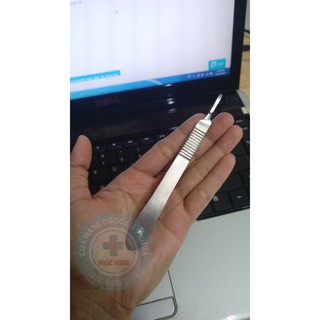 Cán Dao Mổ inox (số 3)