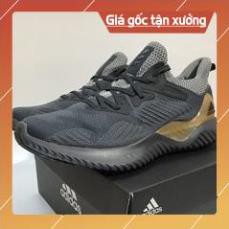 [FreeShip+Giá Hủy Diệt] Giầy Alphabounce xịn sò Full phụ kiện, Giày thể thao nam nữ Sneaker Alphabounce đen vàng