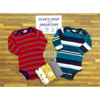 Bodysuit cho bé tay dài Carter Combo 5 cái bodysuit