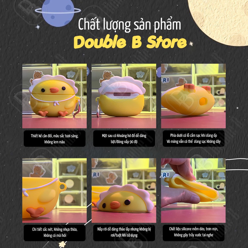 Case tai nghe không dây Snorlax Pokemon - vỏ bảo vệ tai nghe 1/2/3/pro 1099CAGSL