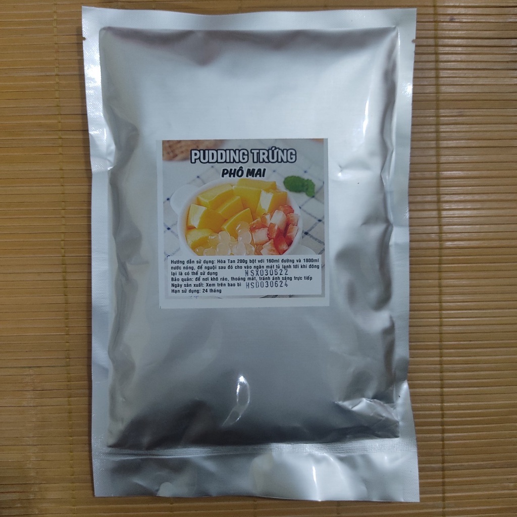 Bột Pudding trứng phô mai thơm ngon (500g)