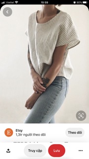 Vải kate sọc nhí Nhật