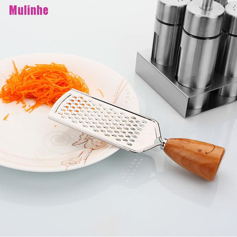 [Mulinhe] Lemon Cheese Vegetable Grater Kitchen Handheld Stainless Steel Potato Cutter