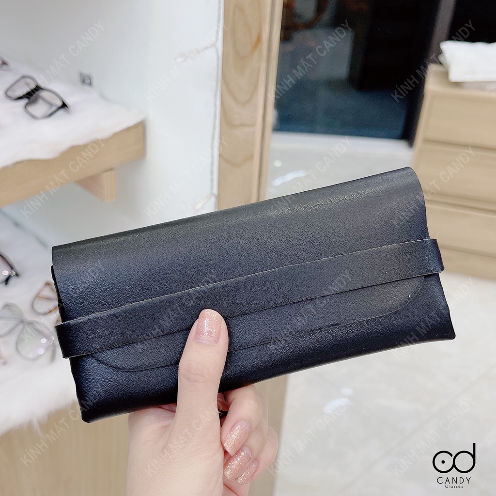 Ví da gài đa năng đựng kính mát, kính cận - Kính Mắt Candy