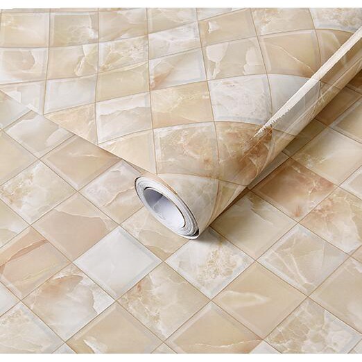 Giấy dán tường giả đá hoa cương chống thấm nước dành cho trang trí nhà cửa