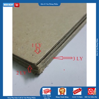 Giấy bìa Cứng khổ A4 dày 1.2 mm, 2mm, 3mm làm Thủ công, bìa sổ, mô hình, scrapbook ( 1 Tấm )