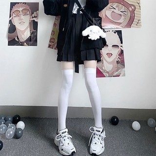 Vớ nhung siêu mỏng cao qua gối phong cách Lolita Hàn Quốc thời trang mùa hè cho nữ