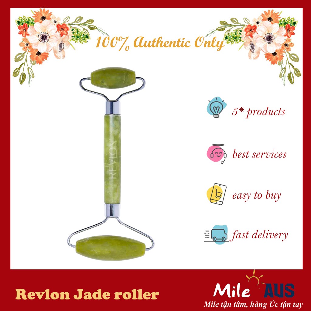 Thanh lăn massage mặt chính hãng Revlon Revlon Jade Facial Roller