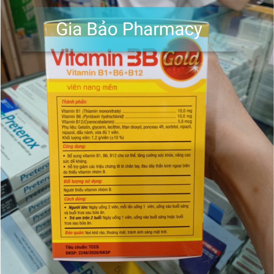 Viên uống VITAMIN 3B Phúc Vinh giúp bồi bổ cơ thể