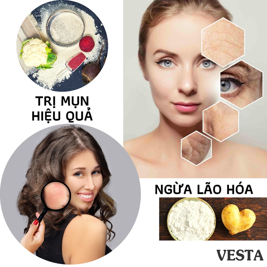 Bột Khoai Tây Nguyên Chất Vesta Hủ 180ml