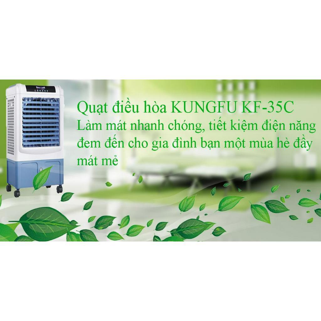 Quạt điều hòa hơi nước KUNGFU KF-35C Việt Nam - Hàng chính hãng - Quạt hơi nước công suất mạnh, Bảo hành 12 tháng
