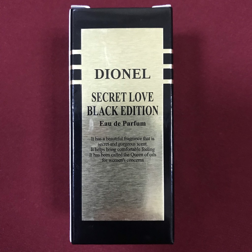 [SALE] [CAM KẾT 100% CHÍNH HÃNG] Nước hoa vùng kín Dionel Secret Love Black Edition Hàn Quốc 5ml (CHE TÊN HÀNG)