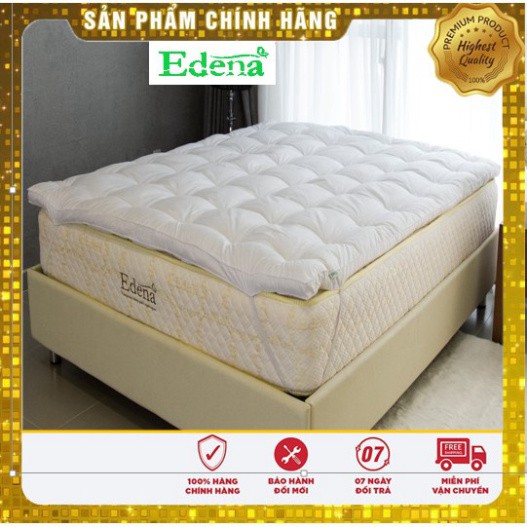 [ FREE SHIP] ( Topper Deluxe Edena) Tấm Lót Đệm, Tấm Làm Mềm Đệm, Bảo Hành Một Đổi Một