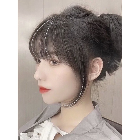 Tóc giả mái che hói sợi tơ cao  làm dầy tóc