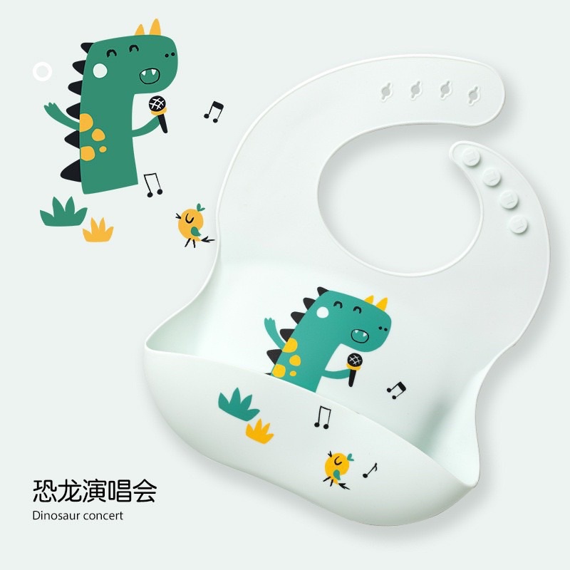Các loại yếm silicone cho bé ăn dặm từ 6 tháng tuổi, xinh xắn tiện lợi chống thấm tốt