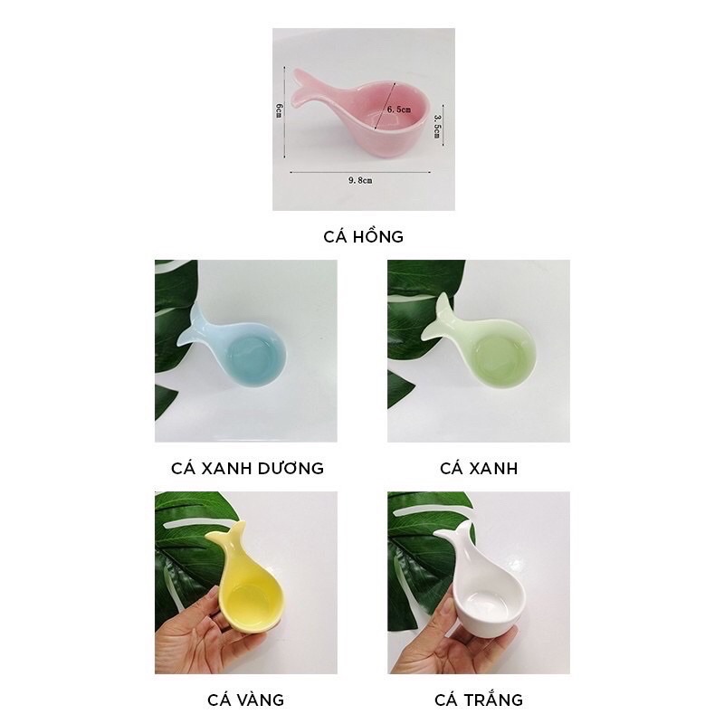 Bát Ăn Dặm Gốm Sứ Hình Đuôi Cá Cho Bé
