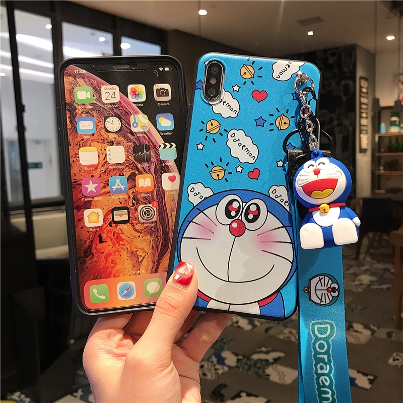 Ốp lưng Doraemon nhiều mẫu dễ thương cho điện thoại OPPO A5 A9 2020 A92 A52 F11 Pro F9 A3s A7 A5S F7 F5 A83 A71 A57 A39 F1s A37 Neo9