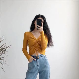 Áo len nữ thun gân đủ màu