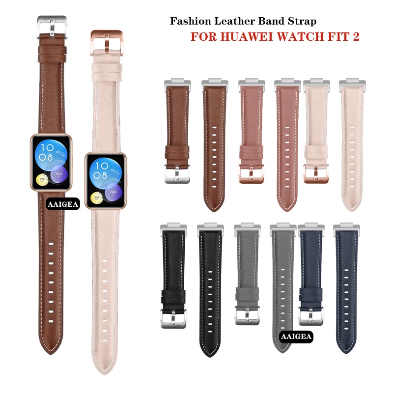 Dây Đeo Da Thời Trang Thanh Lịch Cho Đồng Hồ Thông Minh Huawei Watch Fit 2 new / FIT2