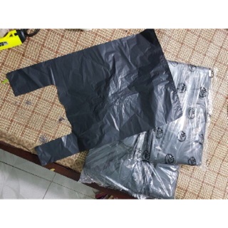 [siêu sỉ]1 kg túi nilon đen gói hàng, túi bóng đen đựng rác.