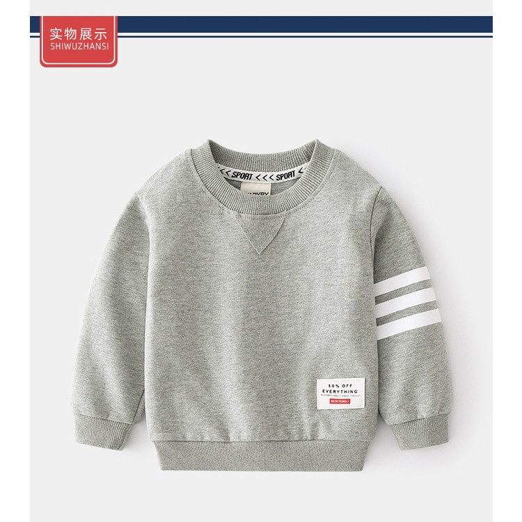 Áo thu đông cho bé trai 14-45kg mẫu SPORT. Hàng may kỹ, thiết kế cá tính.