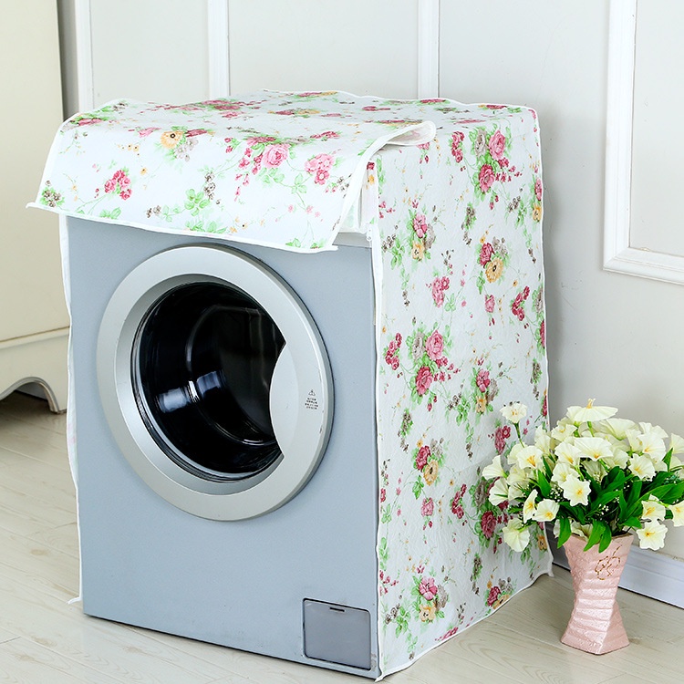Áo trùm máy giặt cửa ngang chống thấm nước nhiều họa tiết loại dày tiện lợi, Vỏ bọc máy giặt cao cấp FAMAHA