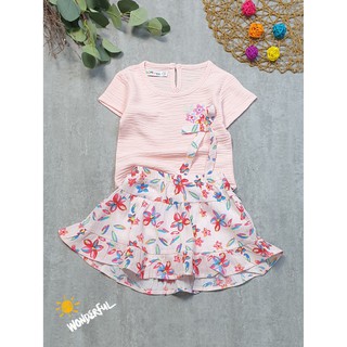 (SIZE 1-12)(10-32kg) SET ÁO + VÁY BÉ GÁI KƯNG HẾT NẤC