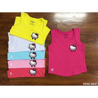 Combo 03 Áo ba lỗ Kitty cho bé gái