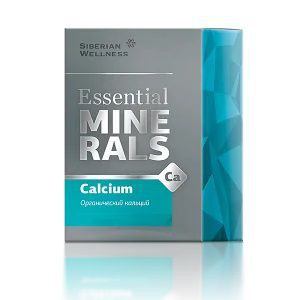 [ CHÍNH HÃNG ] - Thực phẩm Siberian Essential Minerals Calcium, bổ sung canxi, Hỗ trợ phòng ngừa loãng xương - Hộp 60v