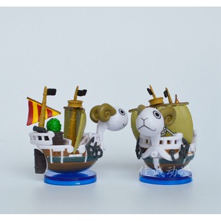 Mini mô hình thuyền Thousand Sunny và Going Merry trong One Piece