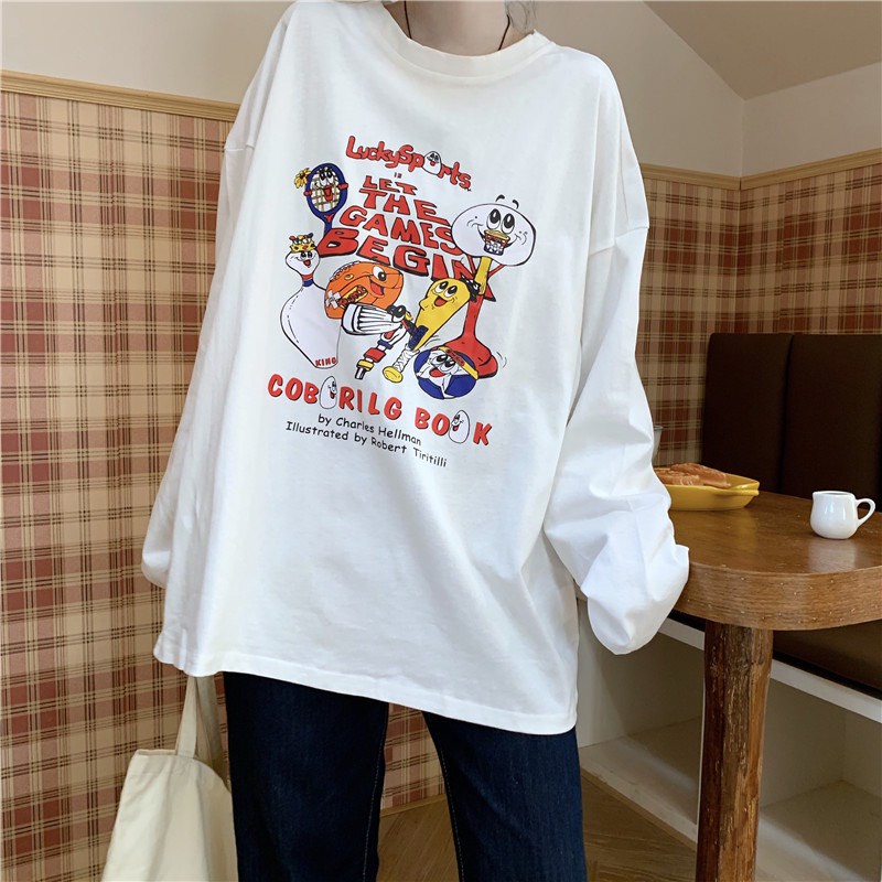 Áo phông form rộng FREESHIP Áo Thun Tay Dài Unisex Form Rộng Freesize Phong Cách Ulzzang Cực Xịn