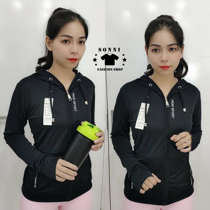 (Sz 4-5-6) (từ 60-75kg) Áo khoác thun chống nắng nữ 6 túi chất vải mỏng nhẹ thoáng khí, có nhiều màu lựa chọn.