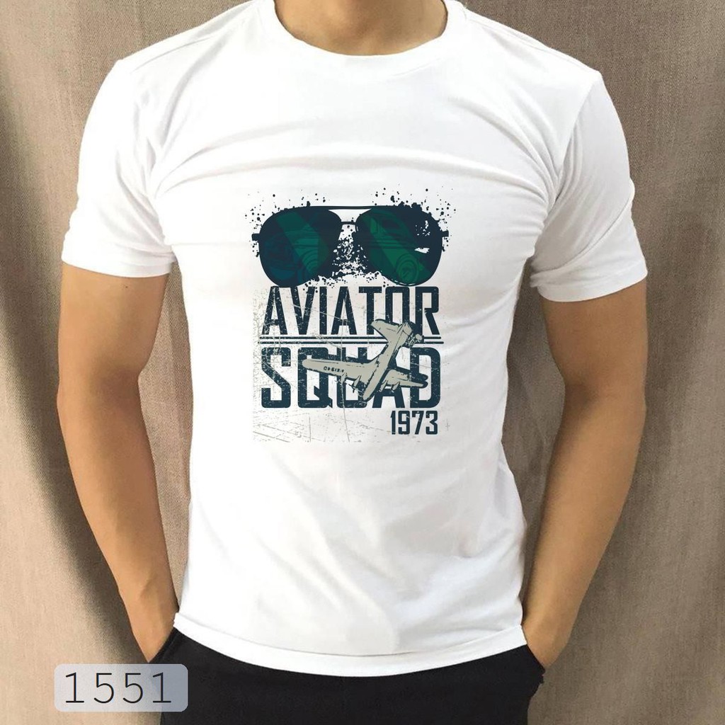 ÁO THUN UNISEX PILOT 1973 AVIATOR TAY NGẮN TAY LỠ NAM VÀ NỮ AOMI IN HÌNH SIÊU HOT AOMIVN