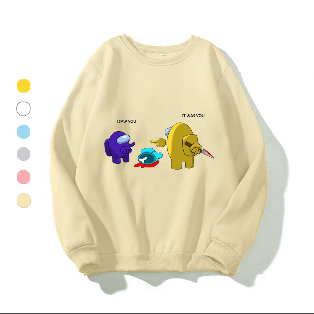 [FREESHIP_50K] Áo Sweater nam nữ chui đầu in hình Among Us độc đáo, giữ ấm tốt - DS80 | BigBuy360 - bigbuy360.vn
