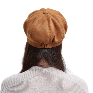 Mũ Beret Da Lộn Thời Trang Cho Nữ (3 Màu)