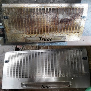 Tẩy dầu mỡ két lâu năm, vết cháy khét xoong nồi, hút mùi, bếp gas, bếp từ Haki Plus