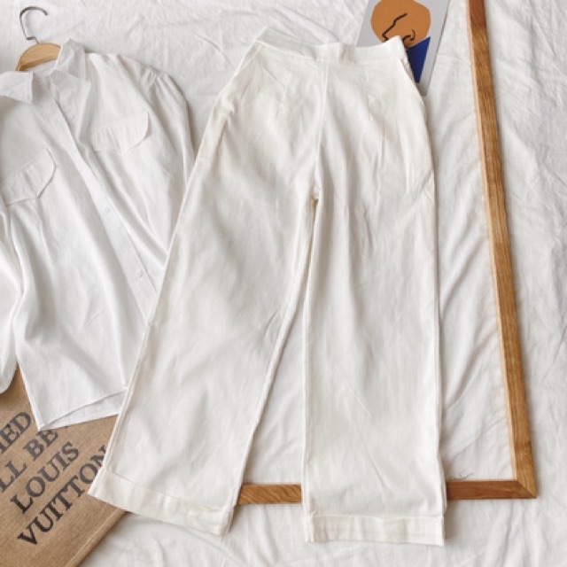 SET ÁO SƠ MI QUẦN TRẮNG | BigBuy360 - bigbuy360.vn