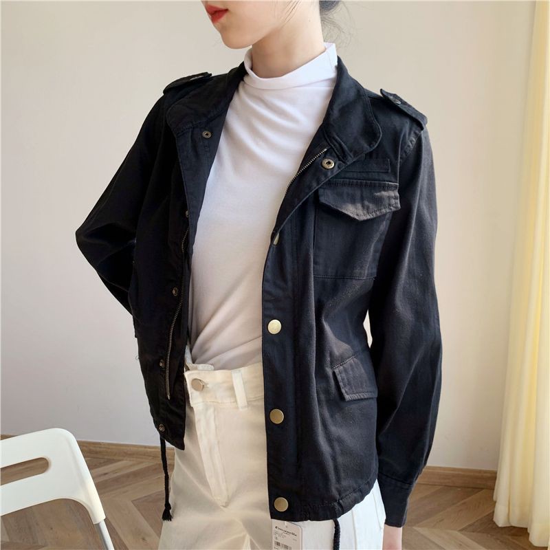 Áo khoác kaki dáng ngắn Emsexcite xuất Nhật xịn