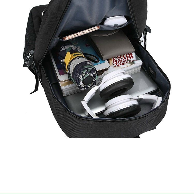 Ba lô in Hình Boy music Và Lufy Đội Nón Thời Trang. Balo đi học hoặc đựng quần áo laptop mã M300