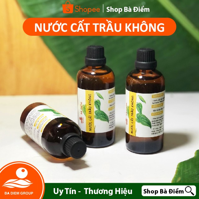 Nước Cất Lá Trầu Không Xông Hơi Vùng Kín| Dung Dịch Vệ Sinh Vùng Kín - Shop Bà Điểm