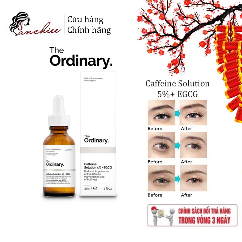 Serum The Ordinary Caffeine Solution 5% + EGCG Giảm Quầng Thâm Và Bọng Mắt 5.0