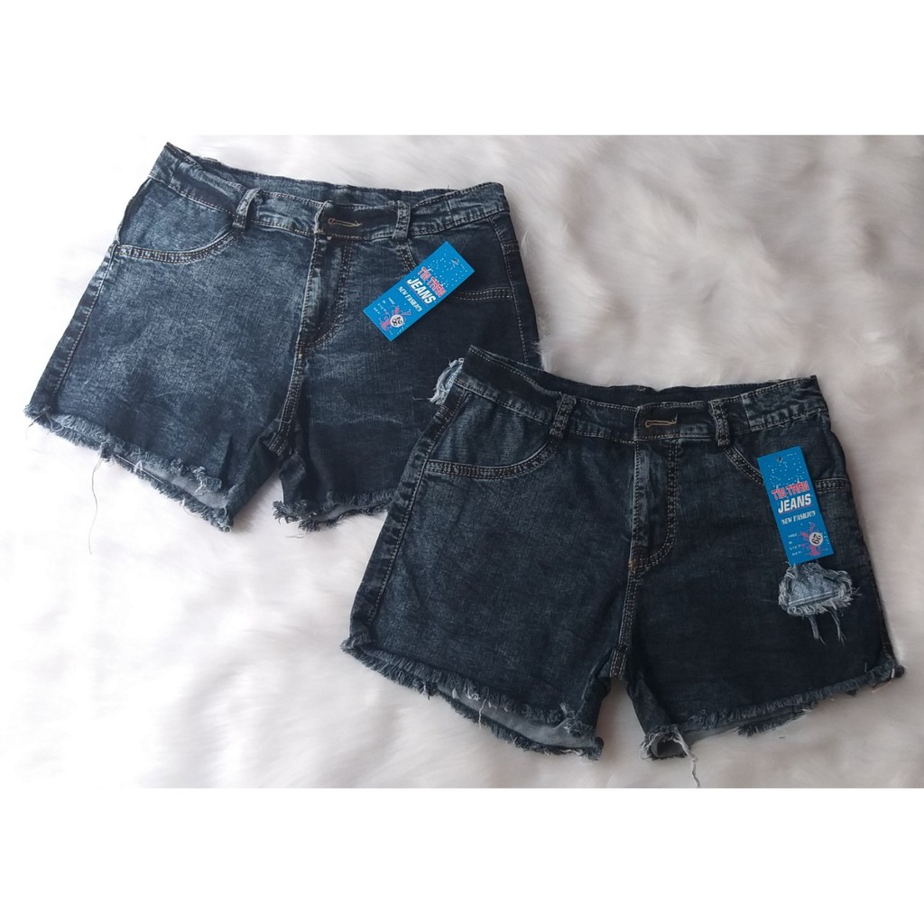 Quần short jeans lưng cao cá tính size 26,27,28, 29