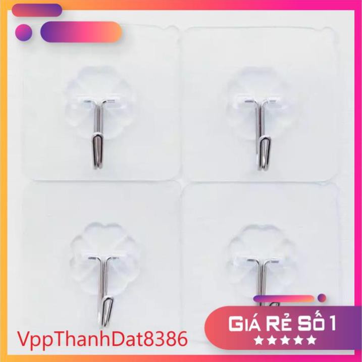 (Sale) Sỉ 50 móc dính tường trong suốt hàng loại 1 siêu chắc