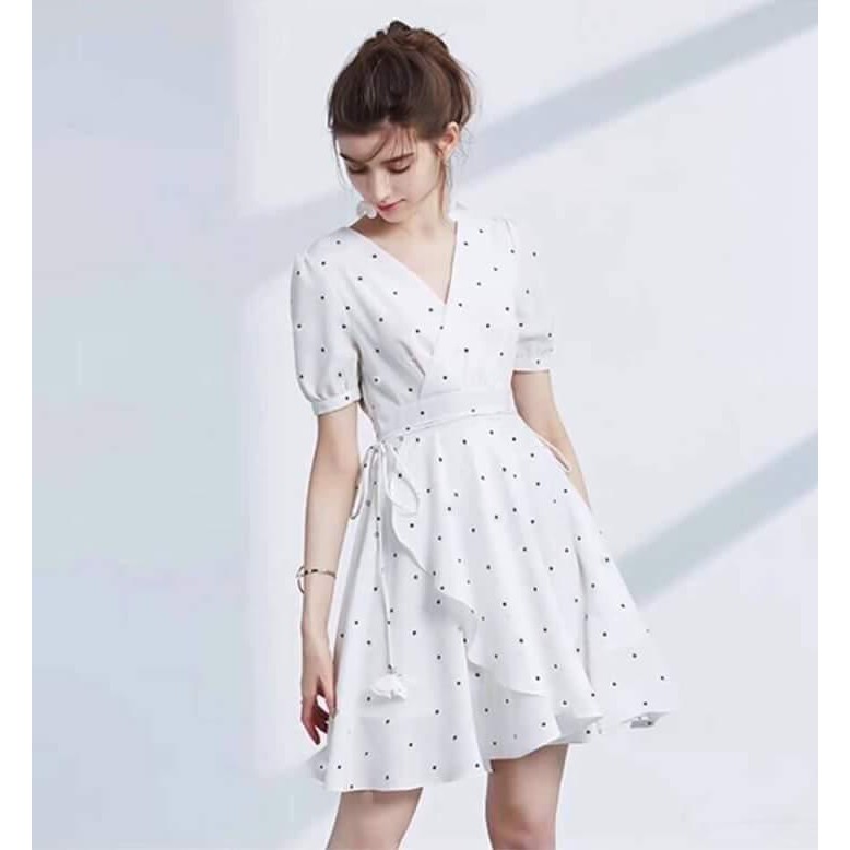 SALE - Đầm xòe chấm bi Misa Fashion MS319 xinh đẹp, trẻ trung / Công sở, đi tiệc, đi chơi (có size lớn) | BigBuy360 - bigbuy360.vn